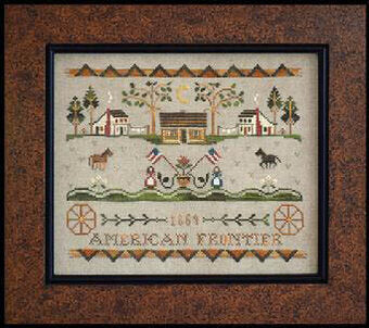 American Frontier - Tumbleweeds 3 Cross Stitch Pattern by LIttle House Needleworks