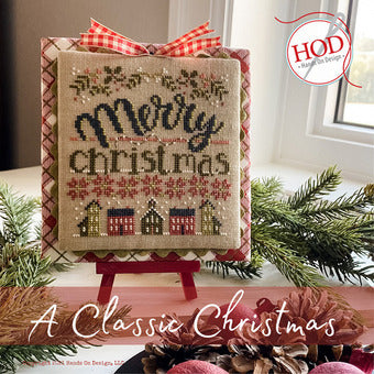 A Classic Christmas Cross Stitch Pattern by Hands On Design