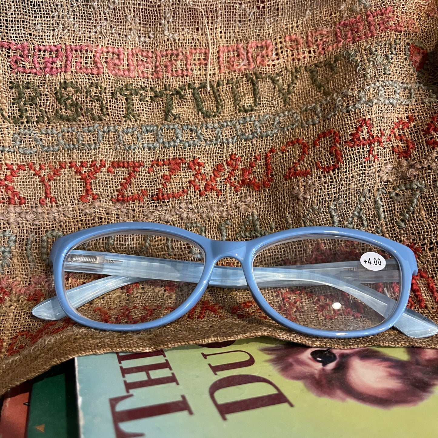 4.0 Reader Glasses and Soft Case Lori Holt of Bee in my Bonnet