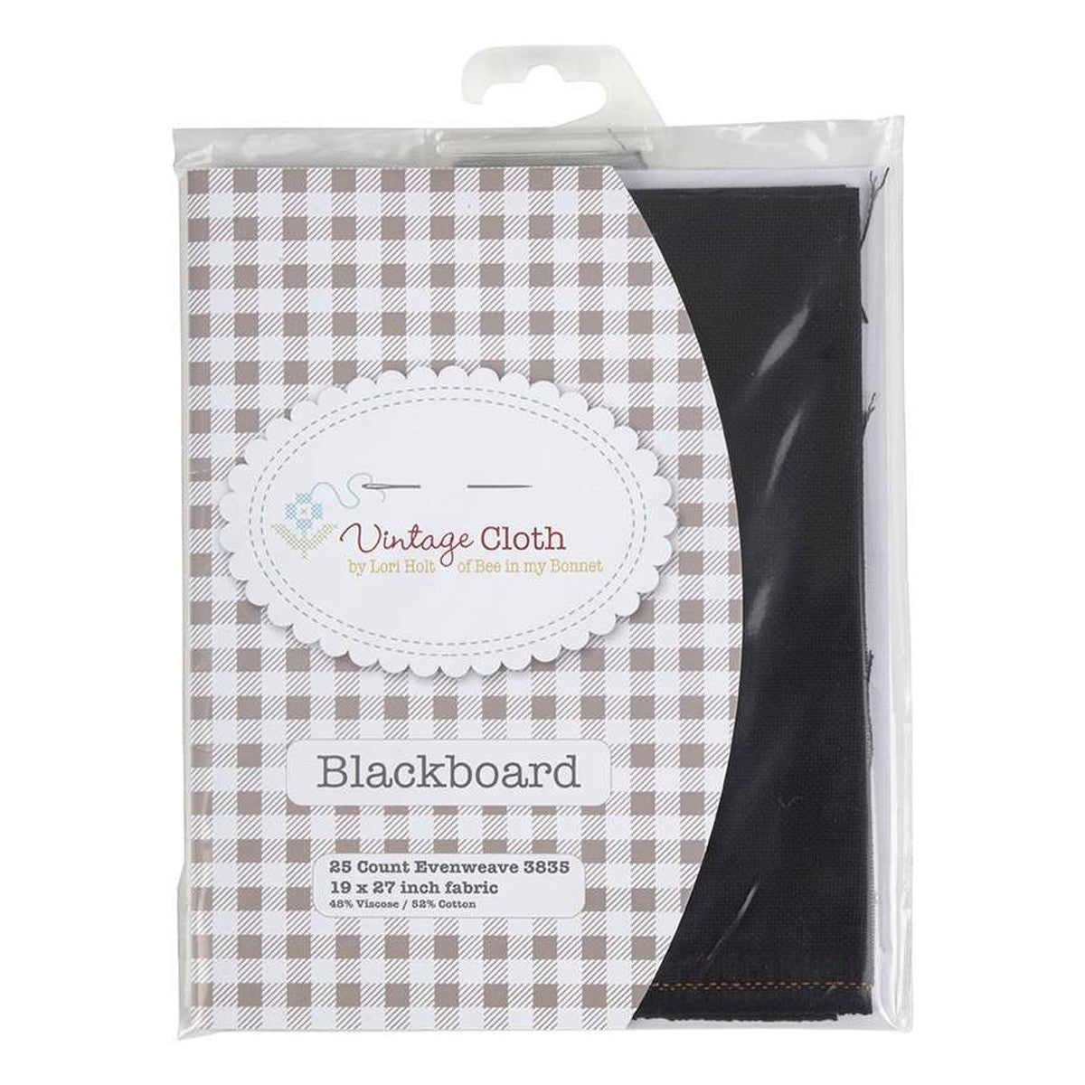 25 Count Blackboard Vintage Cloth Lugana by Lori Holt