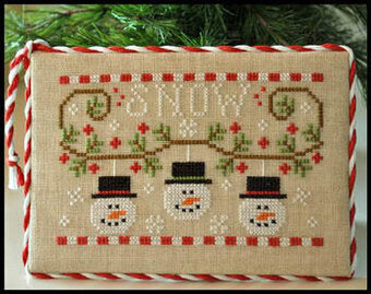 Snowmen Trio Cross Stitch Chart by Country Cottage Needleworks
