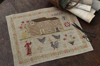 Miss Baxter's House Sampler- Houses of Berry's Chapel Road by Stacy Nash Designs Cross Stitch