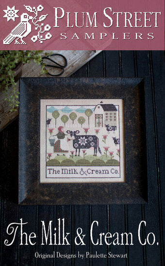 Milk & Cream Co. Cross Stitch Chart by Plum Street Samplers