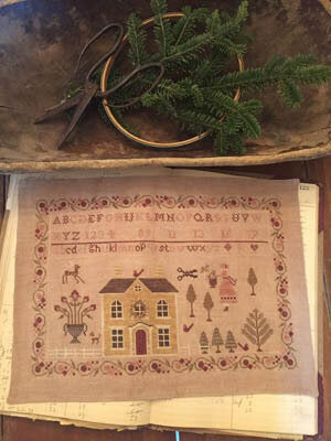 Gathering the Greens Sampler by Stacy Nash Designs Cross Stitch