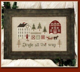 Jingle All The Way Cross Stitch Pattern by Little House Needleworks
