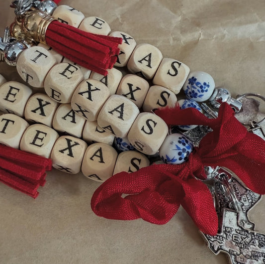 Texas Zipper Charms