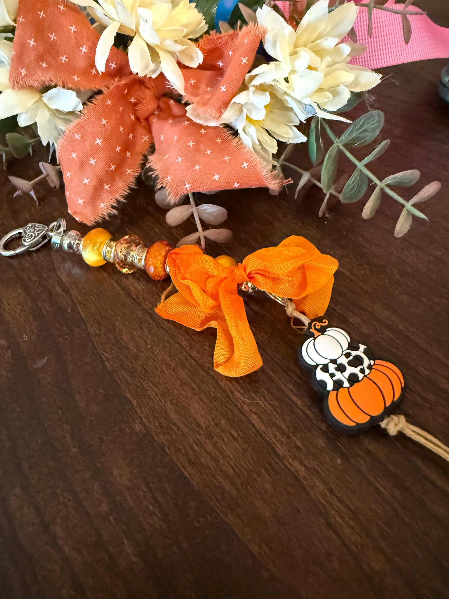 Fall Pumpkins Zipper Charms
