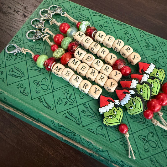 Merry 2 Zipper Charm