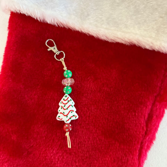Christmas Snack Tree Zipper Charm