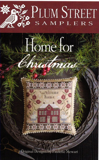 Home for Christmas Cross Stitch Chart by Plum Street Samplers
