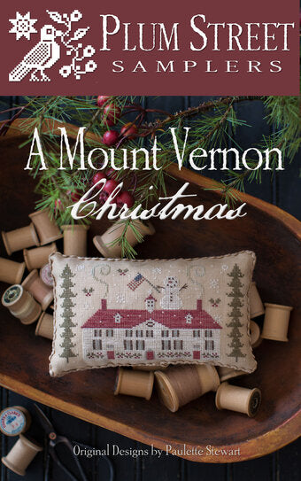A Mount Vernon Christmas Cross Stitch Pattern by Plum Street Samplers
