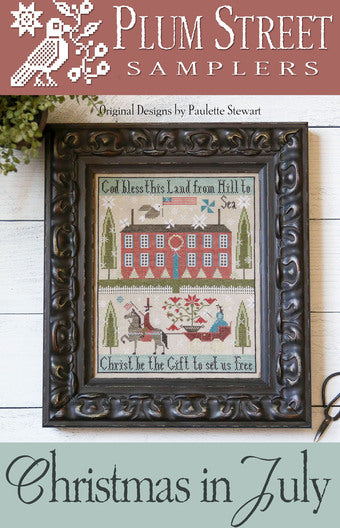 Christmas In July Cross Stitch Pattern by Plum Street Samplers