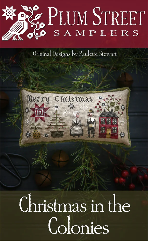 Christmas In the Colonies Cross Stitch Chart by Plum Street Samplers