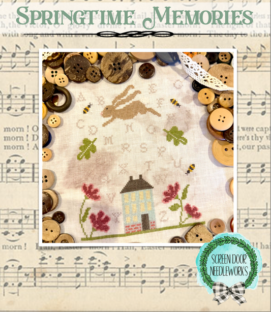 Springtime Memories PDF Digital Download Cross Stitch Chart